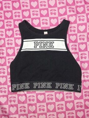 Victorias Secret PINK Black Sports Bra